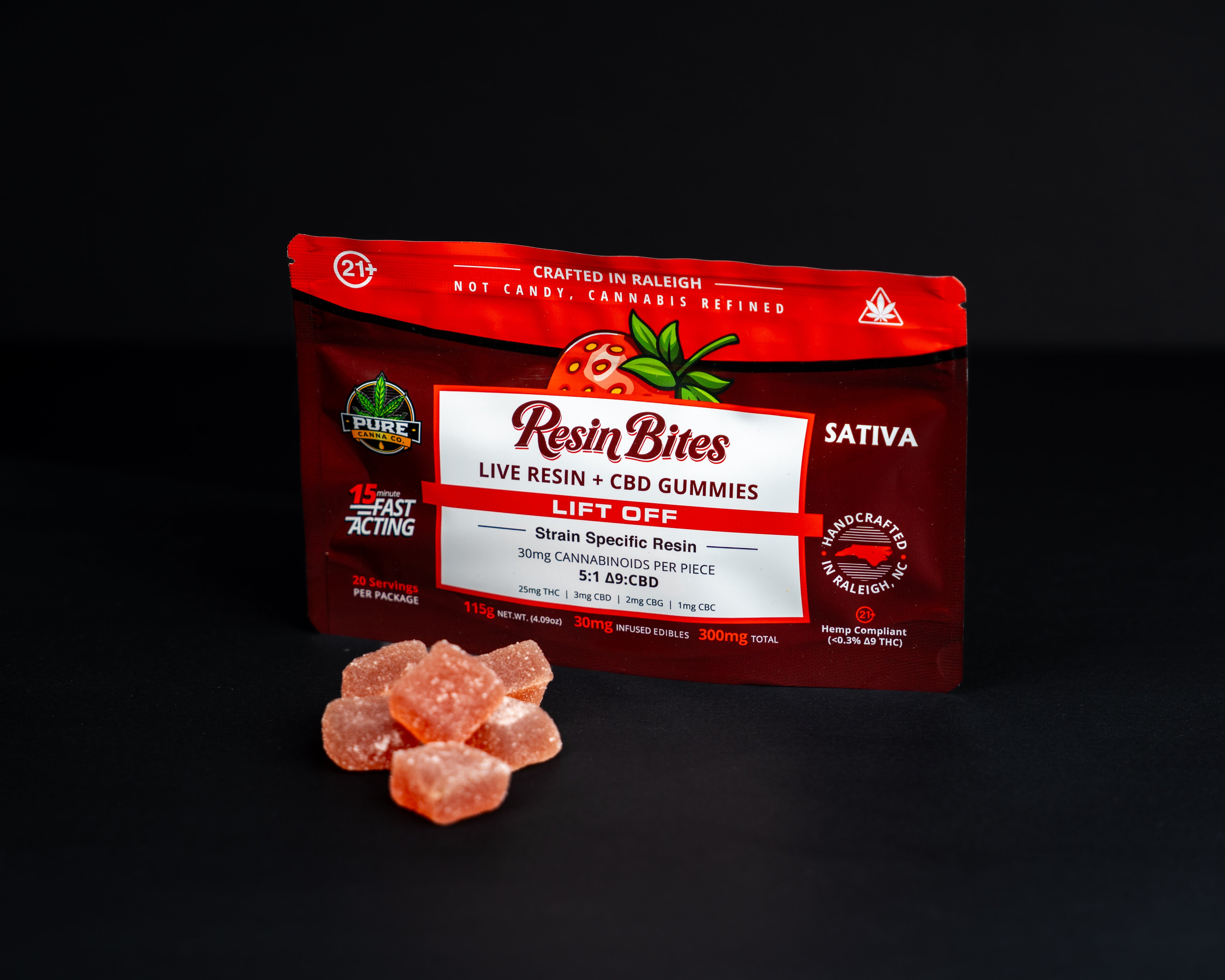 Lift Off – 300 mg Nano Resin Blend Gummies – PCC