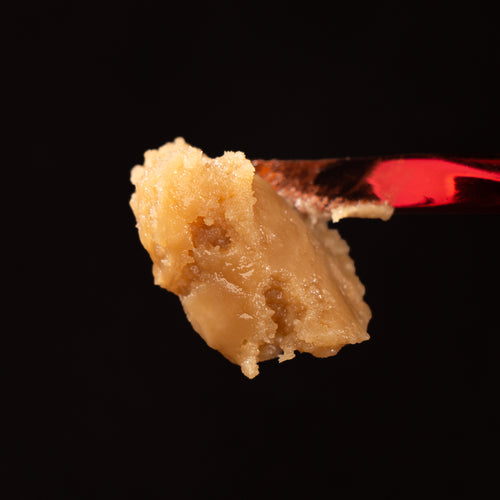 Blueberry Peaches cold-cure THCa rosin, Pure Canna Co