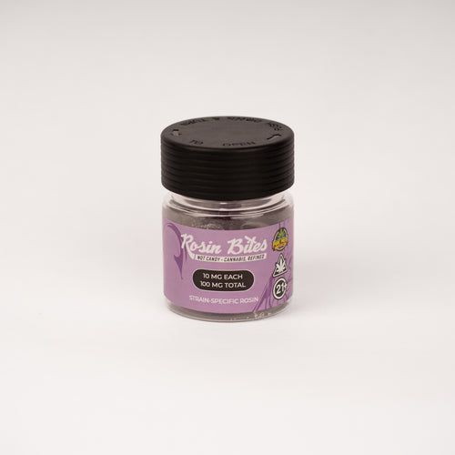 Grape Rosin Bites solventless rosin gummies, Pure Canna Co